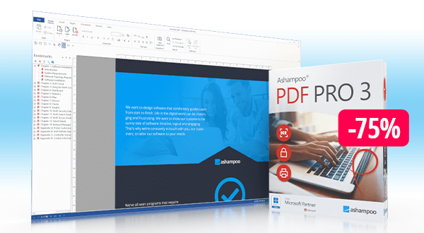 Ashampoo PDF Pro 3 - Create backups, recover and restore files–the easy way!