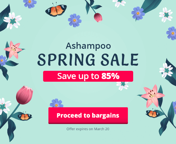 Ashampoo Spring Sale!