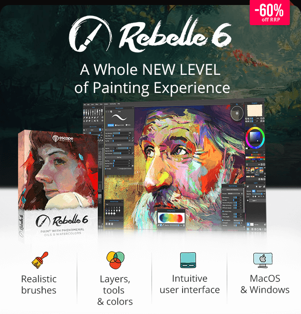 Rebelle 6 | A Whole NEW LEVEL of Painting Experience