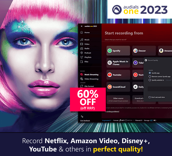 Audials one 2023: The ultimate streaming recorder!