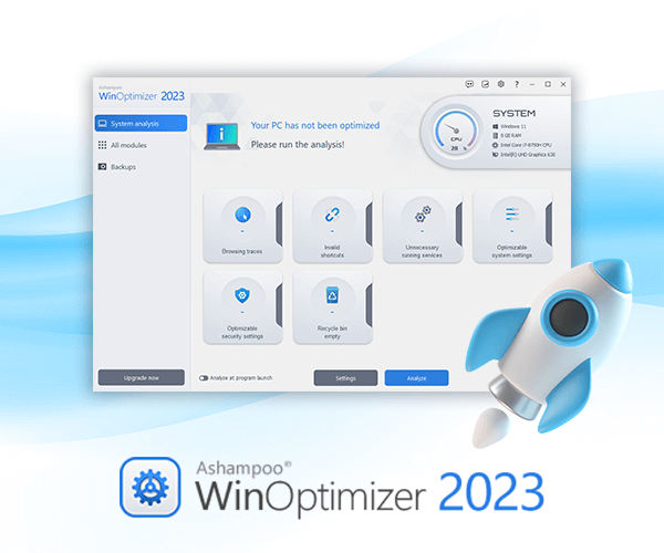 Ashampoo WinOptimizer 2023 Screenshot