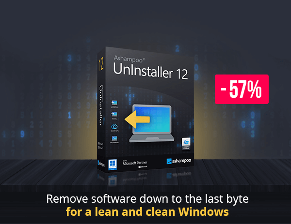 Ashampoo UnInstaller 12 - Remove software down to the last byte