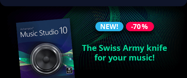 Ashampoo Music Studio 10 | The Swiss Army knife for your music!