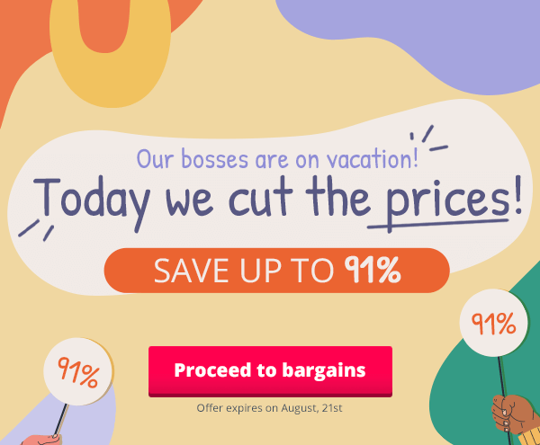 Today WE cut the prices!