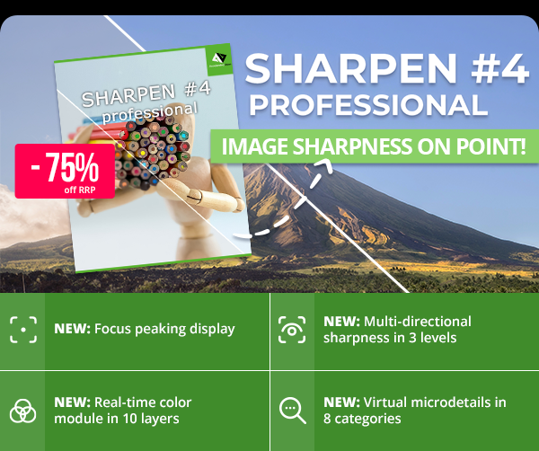 Sharpen #4 Professional - Perfect sharpness for your photos in seconds!