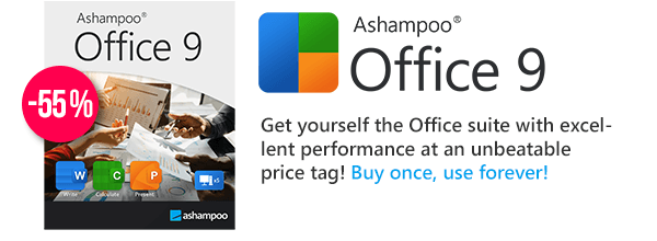 Get yourself the Office suite with excellent performance at an unbeatable price tag! Buy once, use forever!