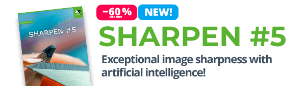 SHARPEN #5 — Exceptional image sharpness with artificial intelligence.