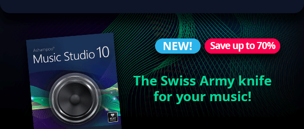 Ashampoo Music Studio 10 | The Swiss Army knife for your music!