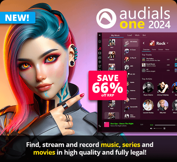 Audials One 2024 | Unleash unlimited multimedia magic with Audials One 2024!