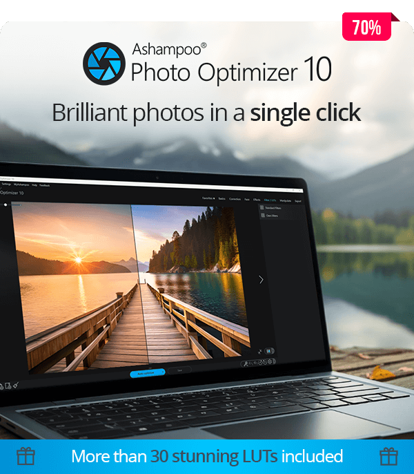 Ashampoo® Photo Optimizer 10 | Brilliant photos in a single click