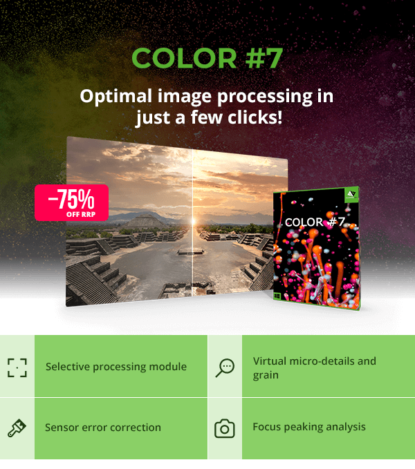 Color #7 | optimal image processing in just a few clicks!