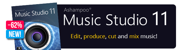 Ashampoo® Music Studio 11 | Edit, produce, cut and mix