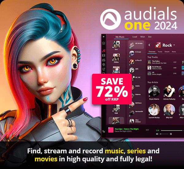 Audials One 2024 | Unleash unlimited multimedia magic with Audials One 2024!