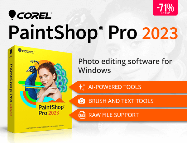 Corel PaintShop Pro 2023 | Photo editing software for Windows