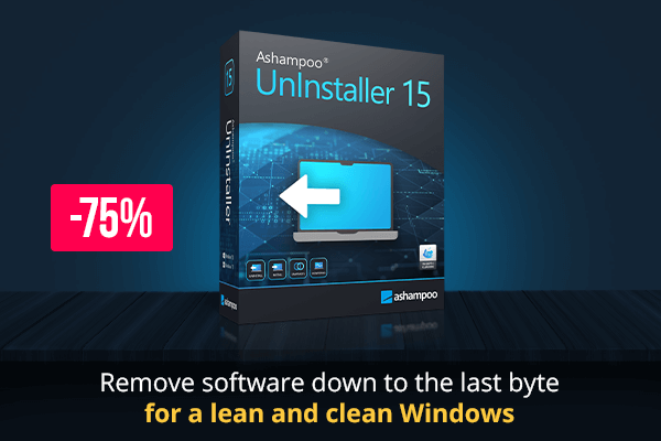 Ashampoo® UnInstaller 15 | Remove software down to the last byte for a lean and clean Windows