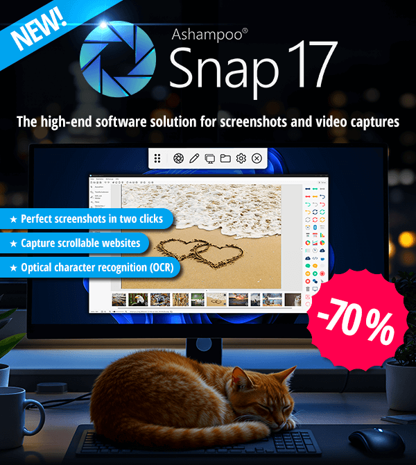 Ashampoo® Snap 17 | The high-end software solution for screenshots and video captures