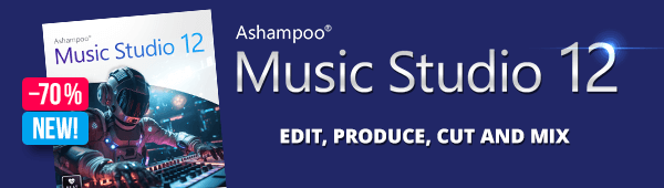 Ashampoo® Music Studio 12 | Edit, produce, cut and mix