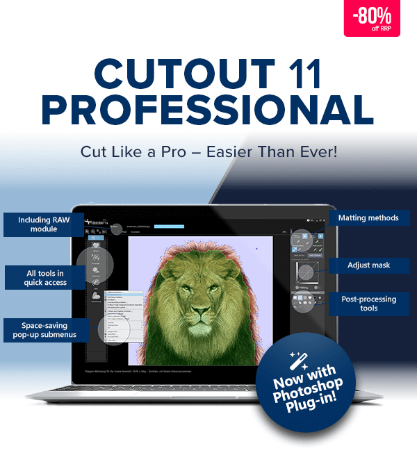Franzis CutOut 11 Professional | The background removal tool for everyone!