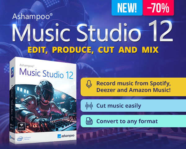Ashampoo® Music Studio 12 | Edit, produce, cut and mix