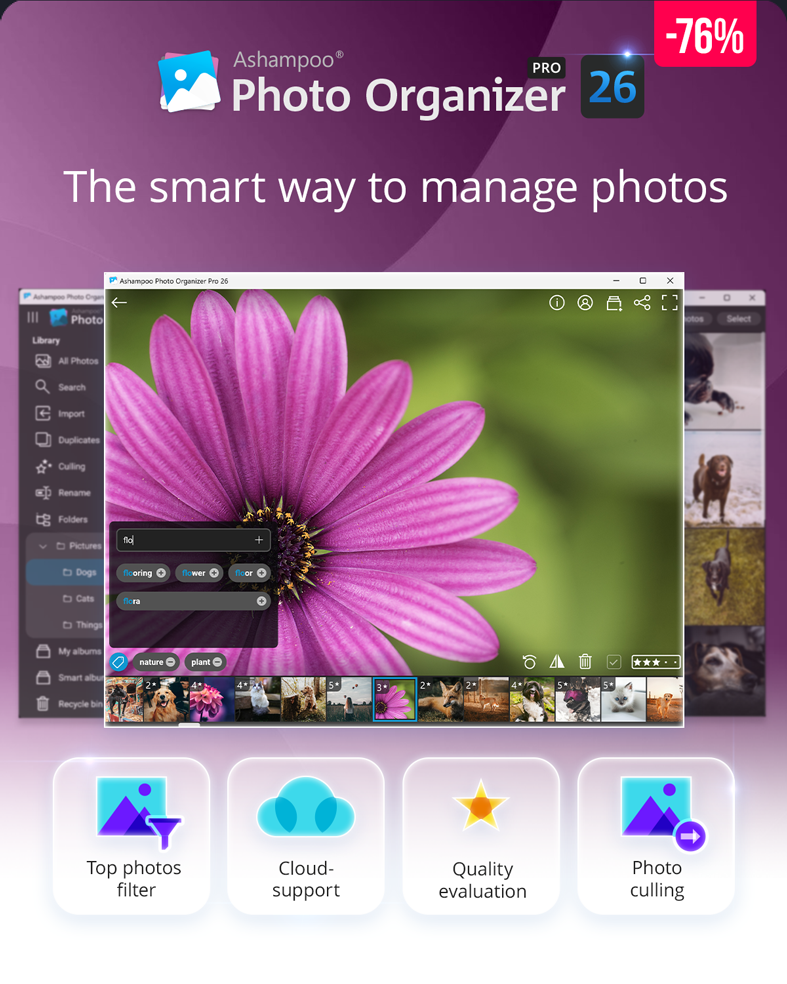 Ashampoo® Photo Organizer Pro 26 | The smart solution for growing photo collections