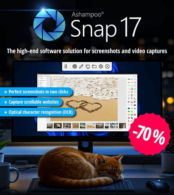 Ashampoo® Snap 17 | The high-end software solution for screenshots and video captures