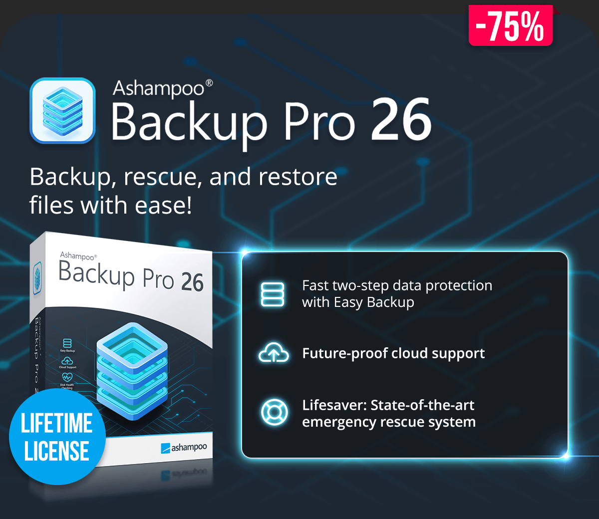 Ashampoo® Backup Pro 26 | Your complete backup tool for maximum data security!