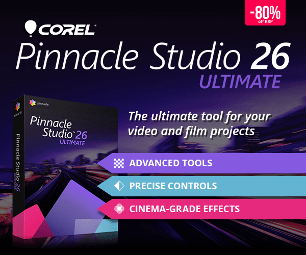 Pinnacle Studio 26 Ultimate | The powerful software for professional video editing and creative projects.