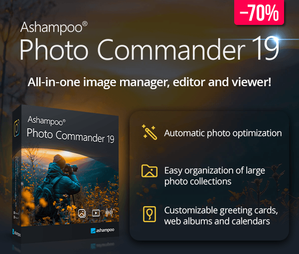 Ashampoo® Photo Commander 19 | All-in-one image manager, editor and viewer!