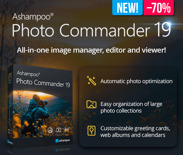 Ashampoo® Photo Commander 19 | All-in-one image manager, editor and viewer!