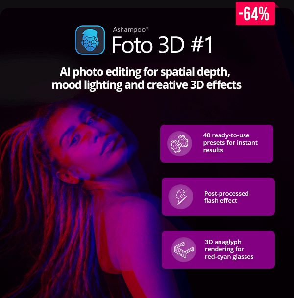 Ashampoo® Foto 3D #1 | Ashampoo Photo 3D #1 sees what's inside your pictures!