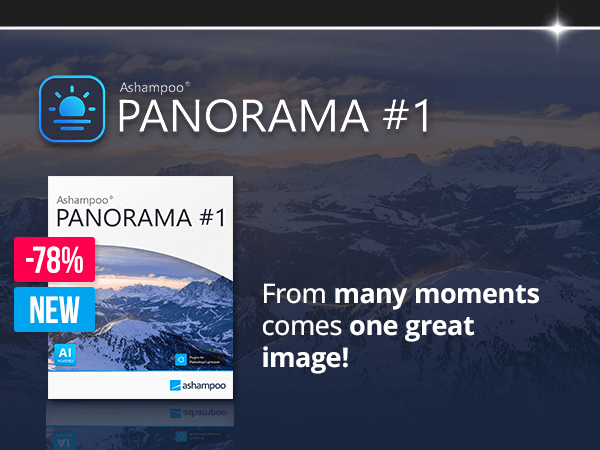 Ashampoo® PANORAMA #1 | More depth and detail for maximum HDR quality
