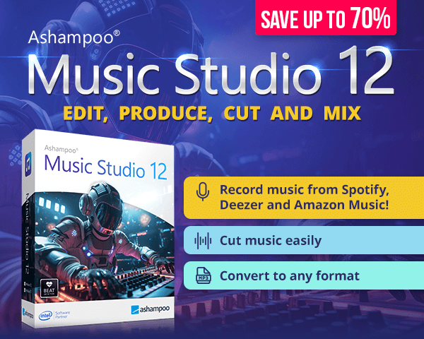 Ashampoo® Music Studio 12 | Edit, produce, cut and mix