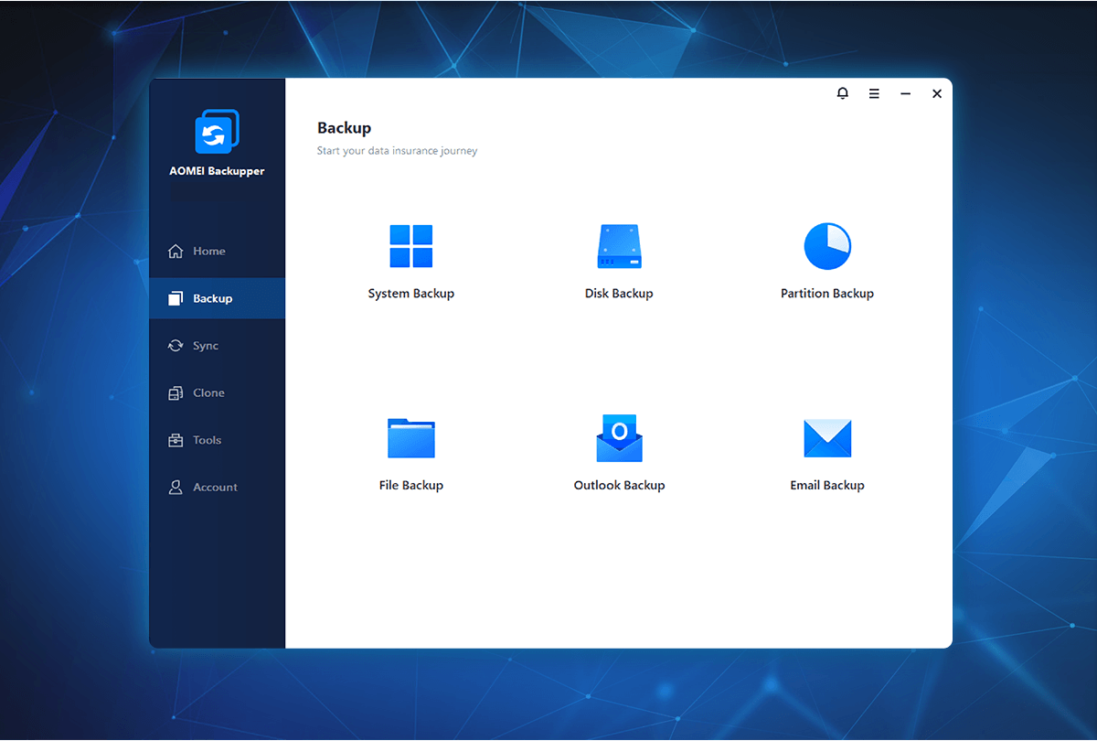 Screenshot - Backup-Window