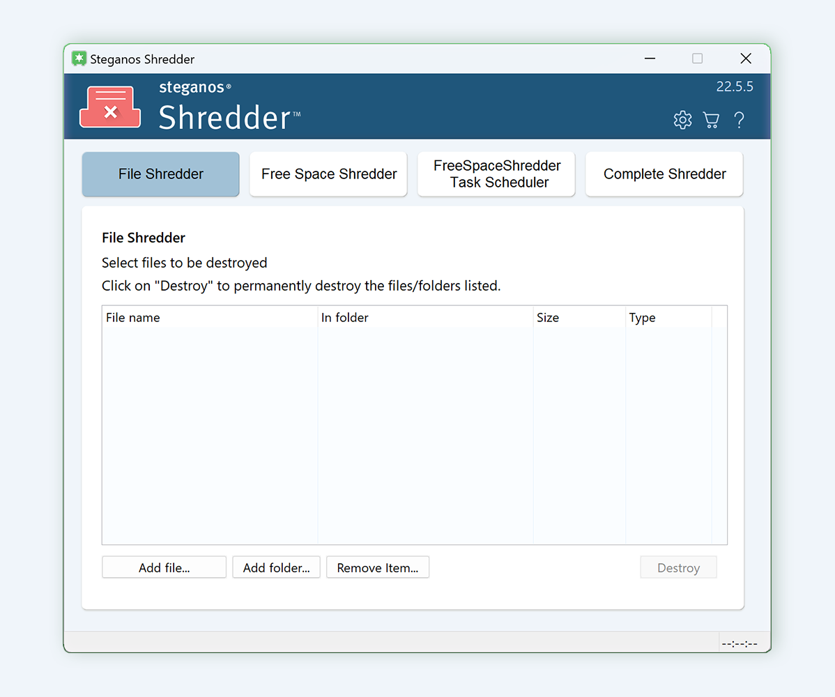 screenshot shredder