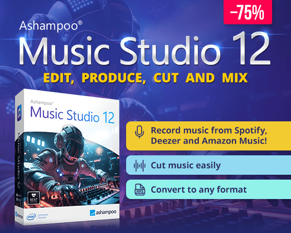 Ashampoo® Music Studio 12 | Edit, produce, cut and mix