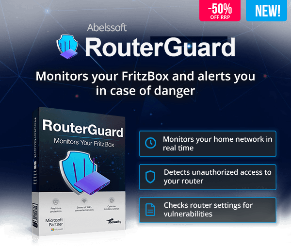 Abelssoft RouterGuard 2026 | Protect your router from attacks!