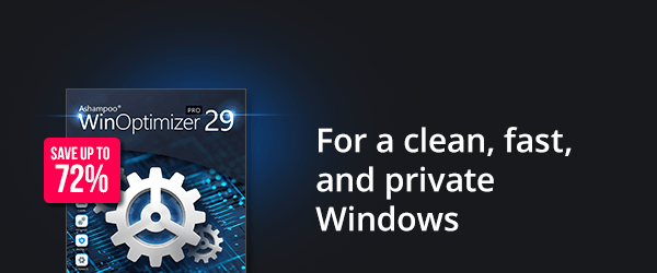 Ashampoo® WinOptimizer Pro 29 | For a clean, fast, and private Windows