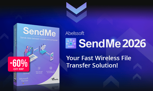 Abelssoft SendMe 2026 – Send files between all your devices in seconds!