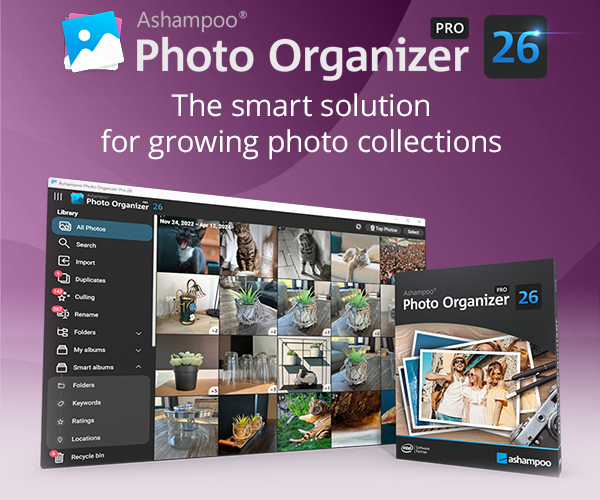 Ashampoo Photo Organizer Pro 26: The smart solution for growing photo collections