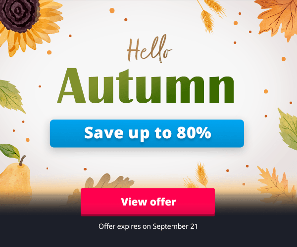 Hello autumn - Save up to 80%